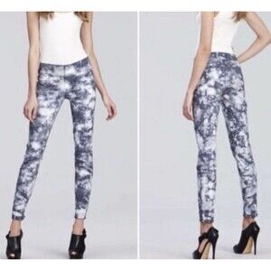 J Brand Tie Dye Twisted Plum Skinny Jeans Size 27
